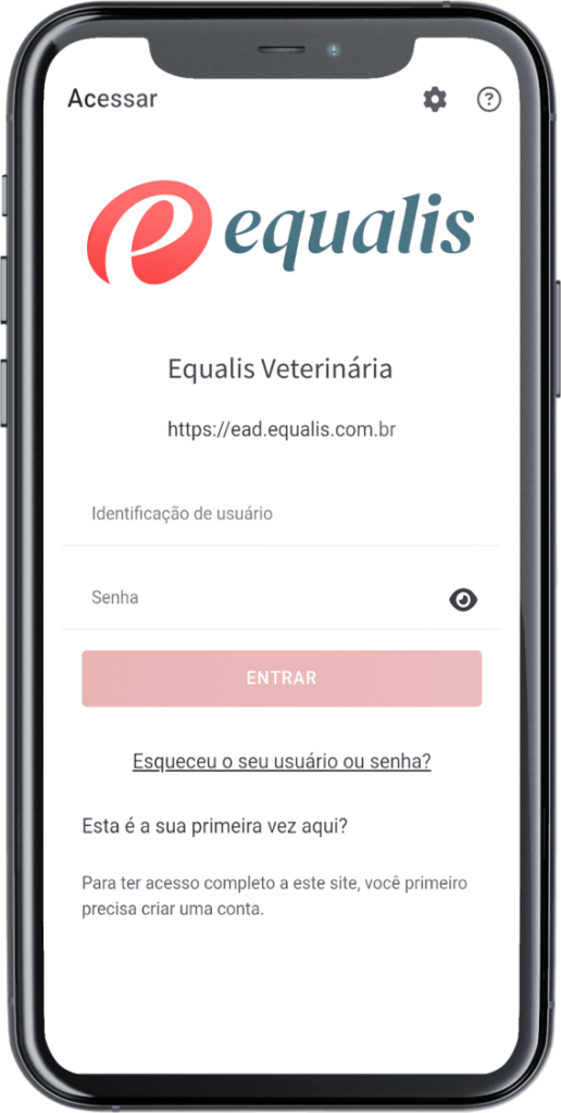 Aplicativo Equalis Veterinária para celular